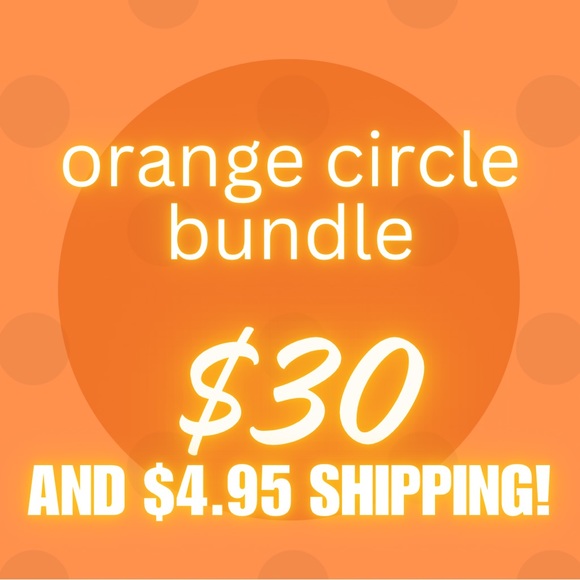 🟠🟠🟠 Bundle 3 Orange Circle Items for $30! 🟠🟠🟠 - Picture 1 of 1